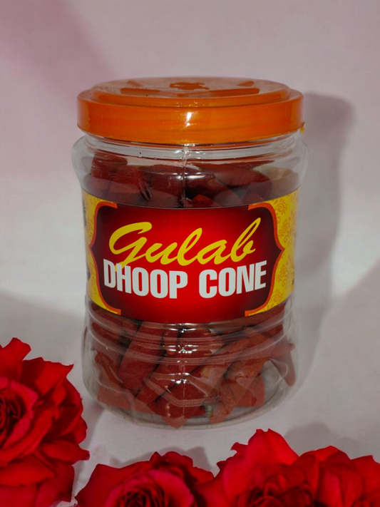 Dhoop Cone Gulab 150gm